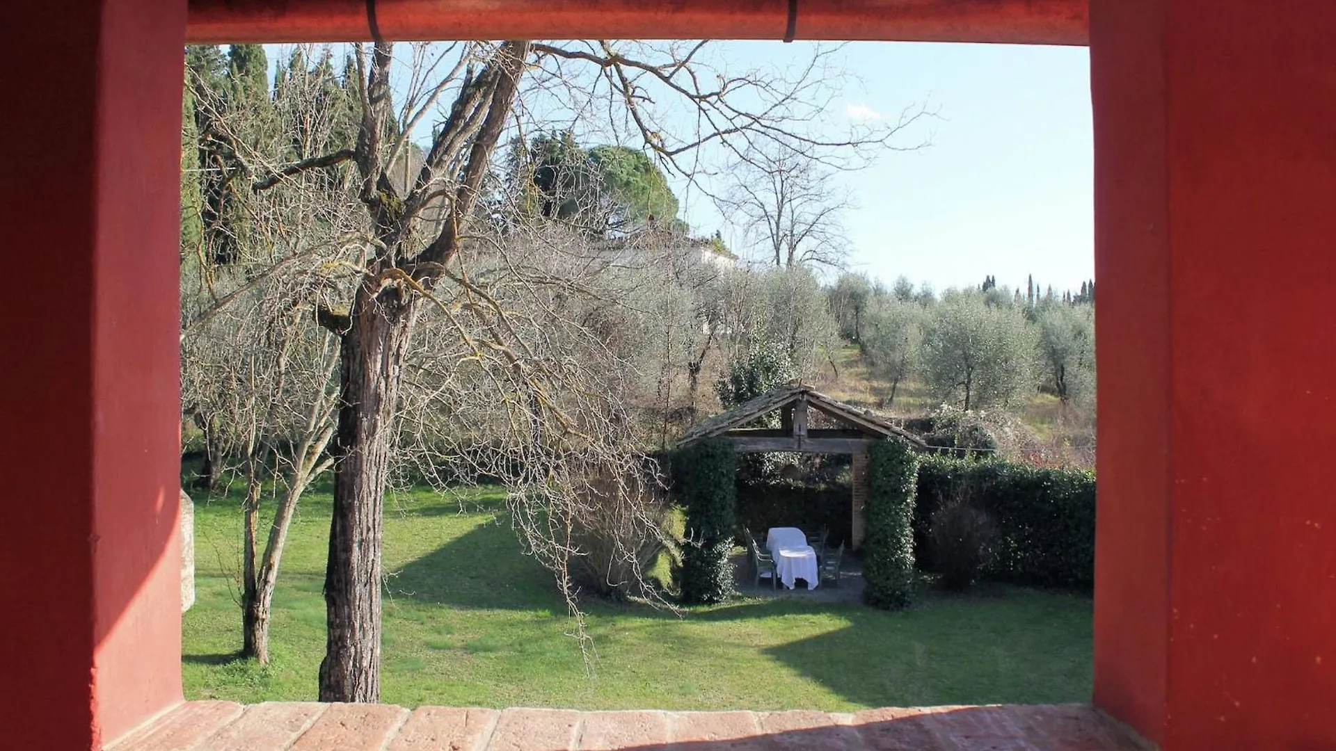 Apartment With Large Garden And Pool On The Hills Of Pisa Ghizzano Prázdninový dům